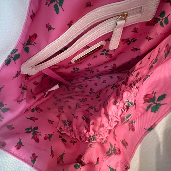 ANTHROPOLOGIE🌸BETSY JOHNSON Flower Fringe Leather Purse - Picture 4 of 7